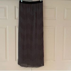 For Cynthia pleated long skirt